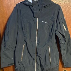 NWOT Eddie Bauer First Ascent WeatherEdge Black Jacket